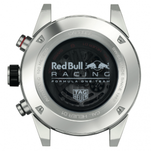 TAG Heuer Carrera Calibre Heuer-01 45 mm Red Bull Special Edition Fondello TAG Heuer Carrera Calibre Heuer-01 45 mm Red Bull Special Edition