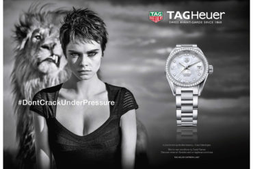 Cara Delevingne firma la nuova campagna TAG Heuer